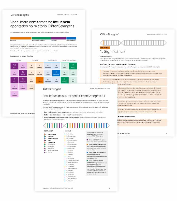 Relatório CliftonStrengths 34