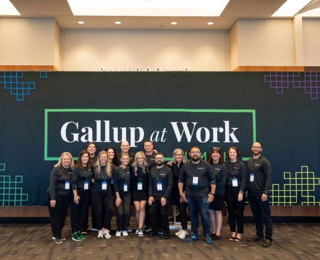 Group of people at Gallup at Work Summit